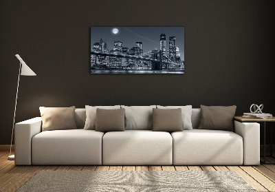 Foto schilderij op glas Manhattan, New York