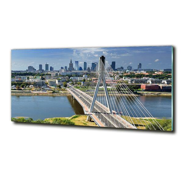 Glazen schilderij Warschau, Polen