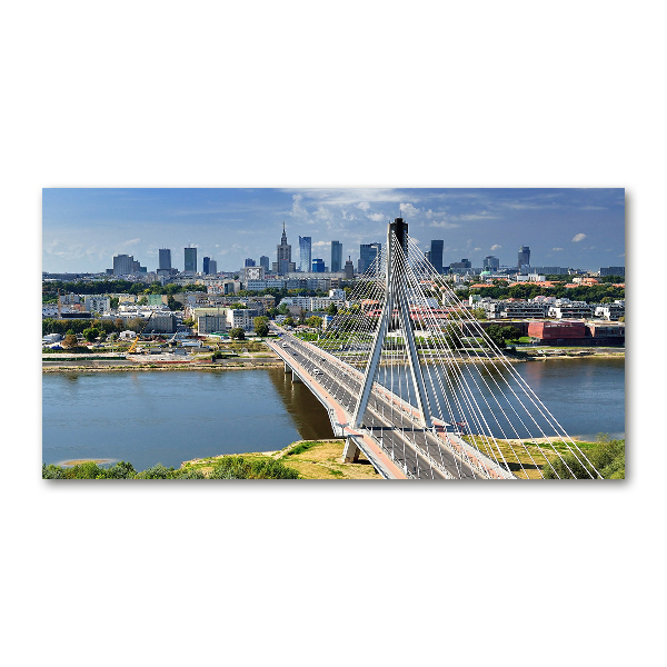 Glazen schilderij Warschau, Polen