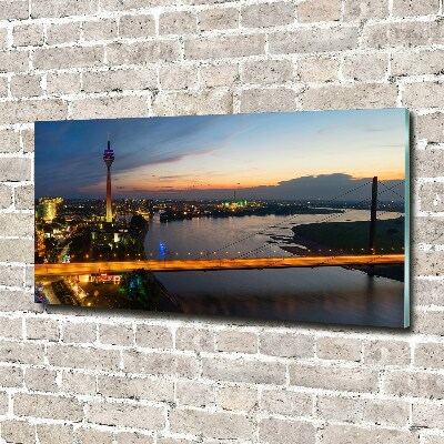 Schilderij glas Düsseldorf, Duitsland