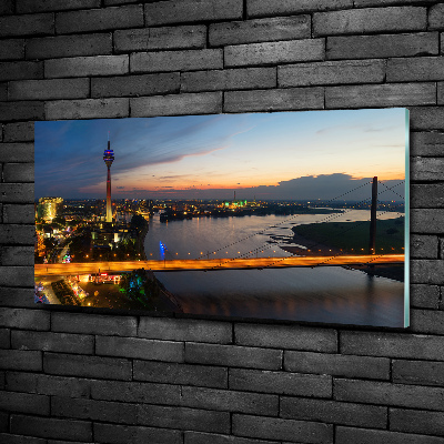 Schilderij glas Düsseldorf, Duitsland