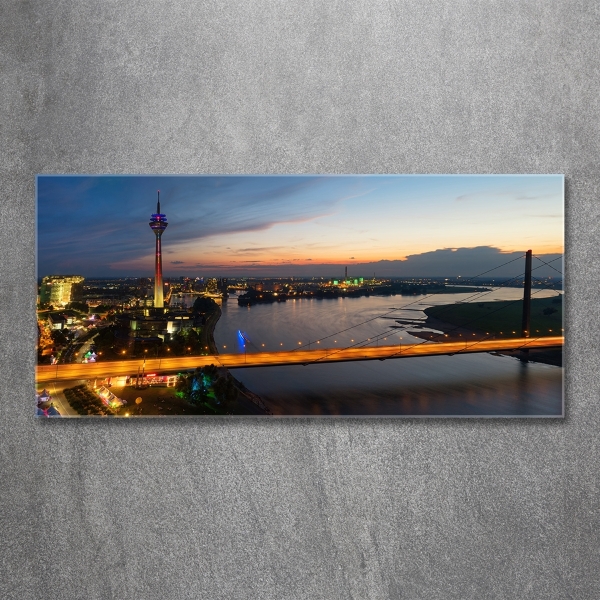 Schilderij glas Düsseldorf, Duitsland