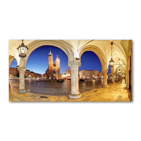 Glazen schilderij Krakau, Polen