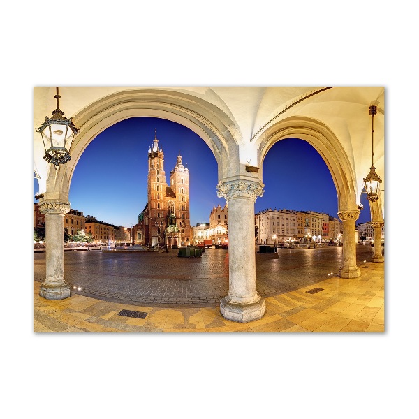 Glazen schilderij Krakau, Polen