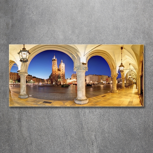 Glazen schilderij Krakau, Polen