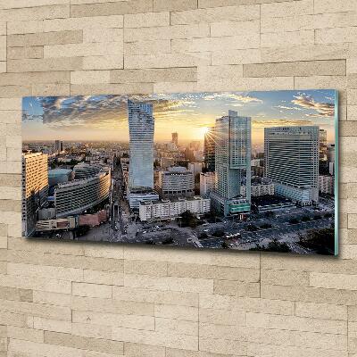 Foto schilderij op glas Warschau, Polen