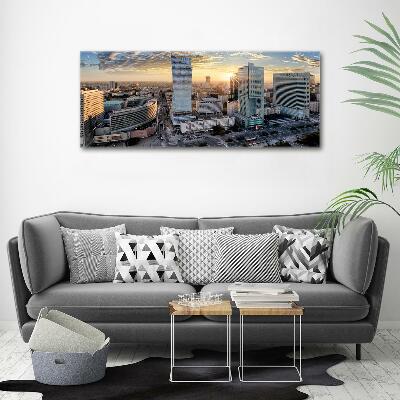 Fotoobraz na ścianę szklany Warszawa Polska