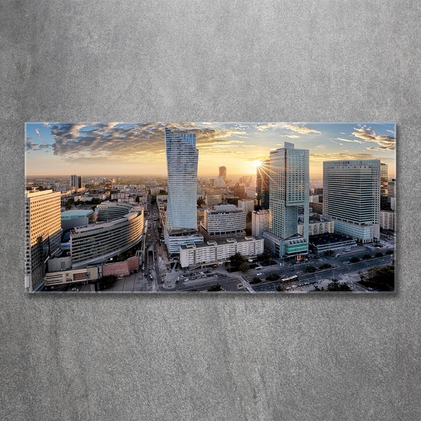 Foto schilderij op glas Warschau, Polen