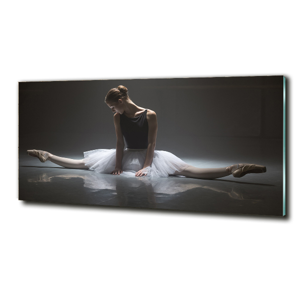 Foto schilderij op glas Ballerina