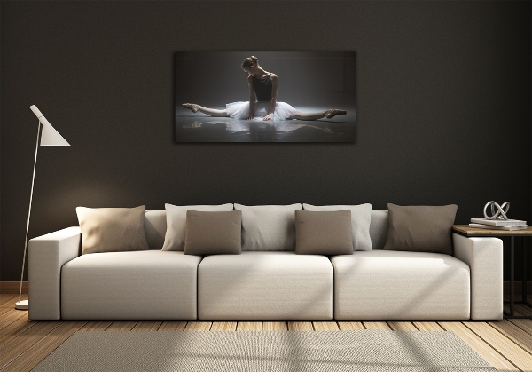 Foto schilderij op glas Ballerina
