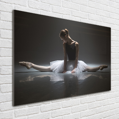 Foto schilderij op glas Ballerina