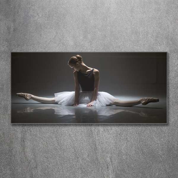Foto schilderij op glas Ballerina