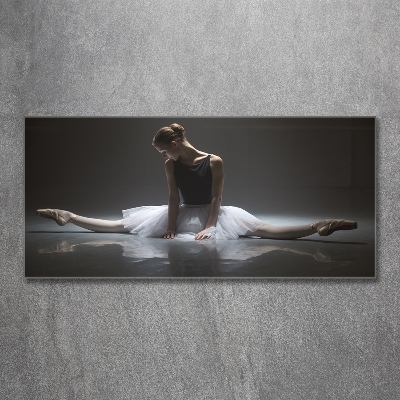 Foto schilderij op glas Ballerina