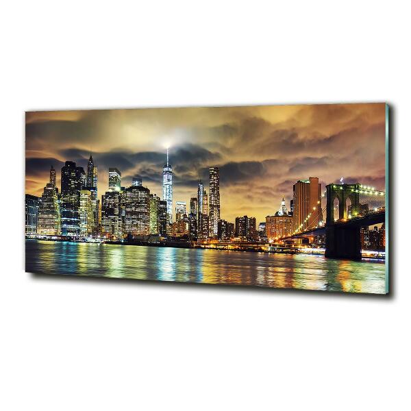 Foto obraz szklany Manhattan Nowy Jork