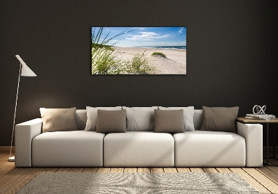 Foto schilderij op glas Mrzeżyno-strand