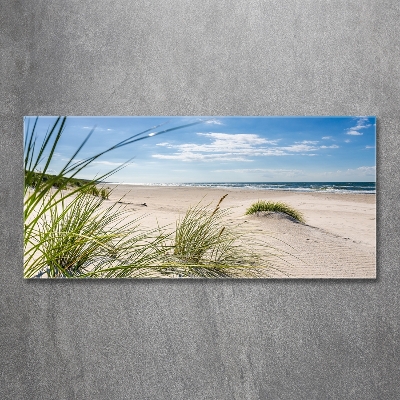 Foto schilderij op glas Mrzeżyno-strand