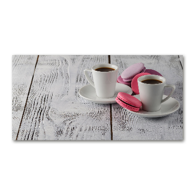 Glazen schilderij Koffie en koekjes