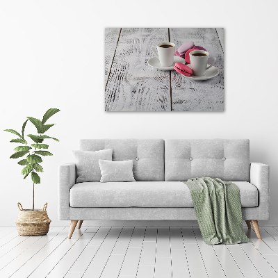 Glazen schilderij Koffie en koekjes