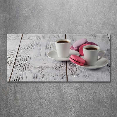 Glazen schilderij Koffie en koekjes