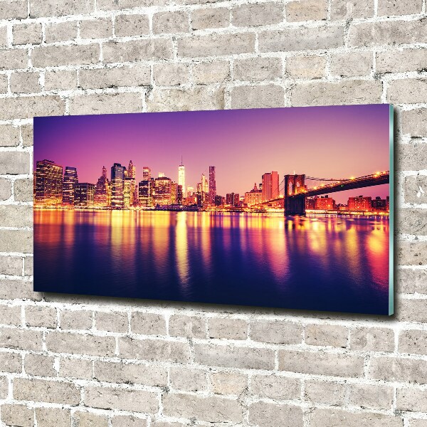 Schilderij op glas Manhattan, New York
