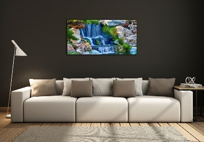 Foto schilderij op glas Waterval