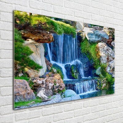 Foto schilderij op glas Waterval
