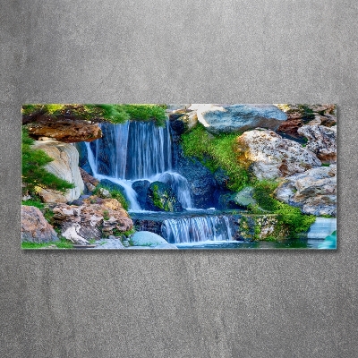 Foto schilderij op glas Waterval