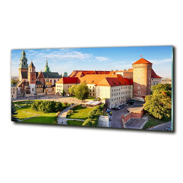 Schilderij glas Krakau, Polen