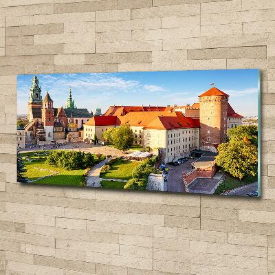 Schilderij glas Krakau, Polen