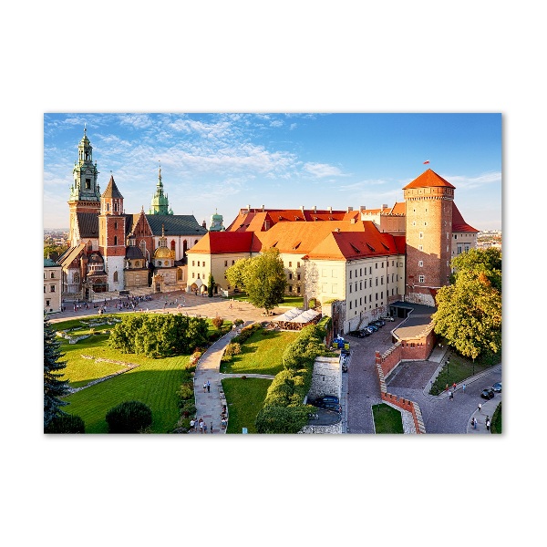 Schilderij glas Krakau, Polen