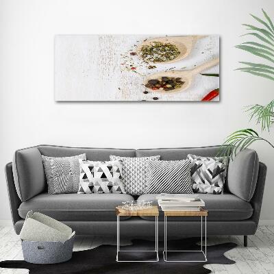 Foto obraz szklany Warzywa i przyprawy