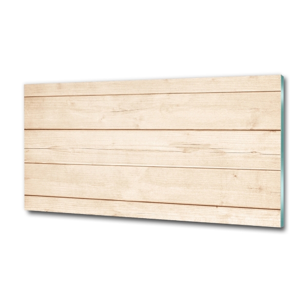 Foto schilderij op glas Houten achtergrond