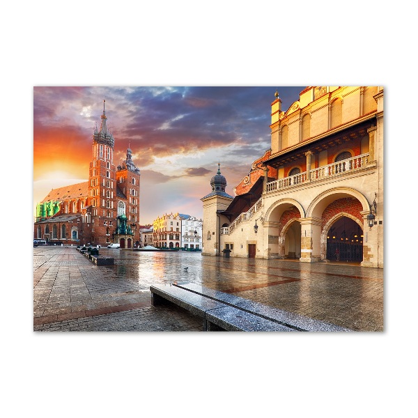 Foto schilderij op glas Krakau, Polen