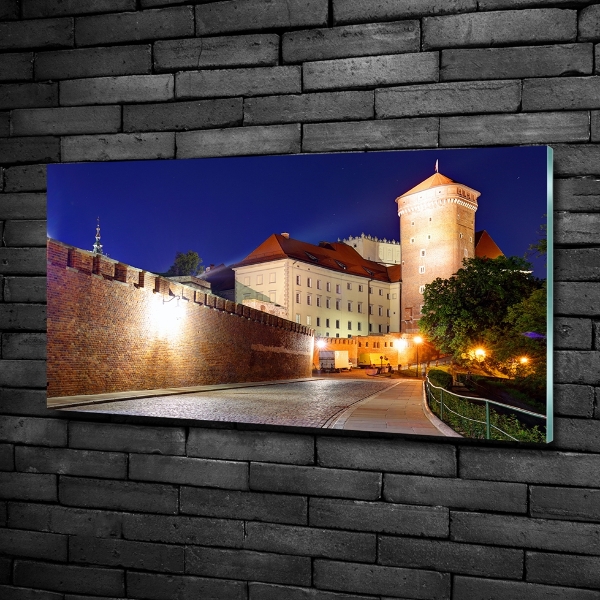 Schilderij glas Krakau, Polen