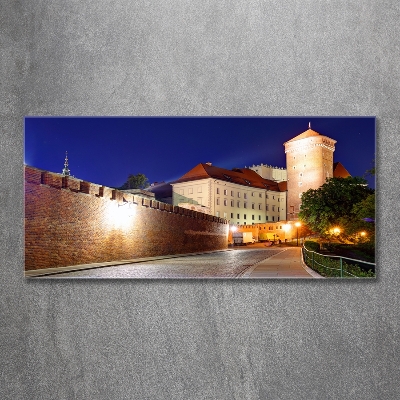 Schilderij glas Krakau, Polen