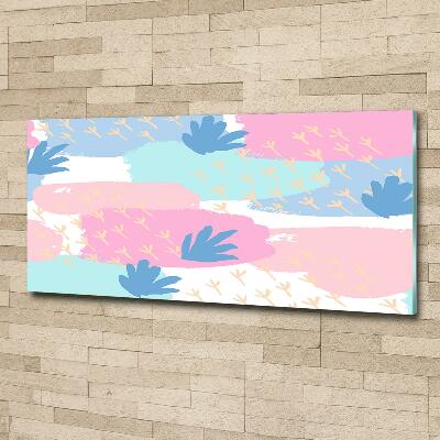 Foto schilderij op glas Kleurrijk patroon