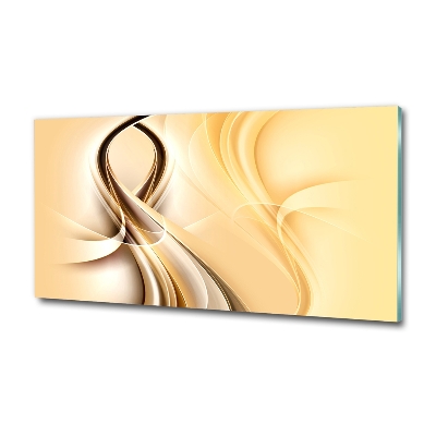 Glazen schilderij Abstracte golven