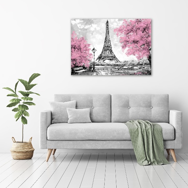 Foto schilderij op glas Eiffeltoren Parijs