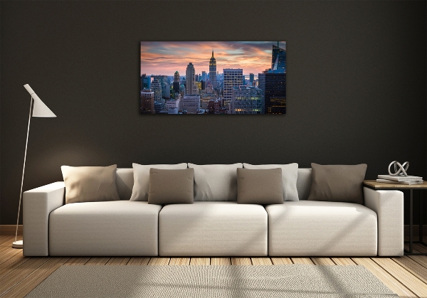 Glazen schilderij Manhattan, New York