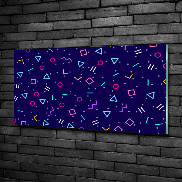 Schilderij glas Geometrische achtergrond