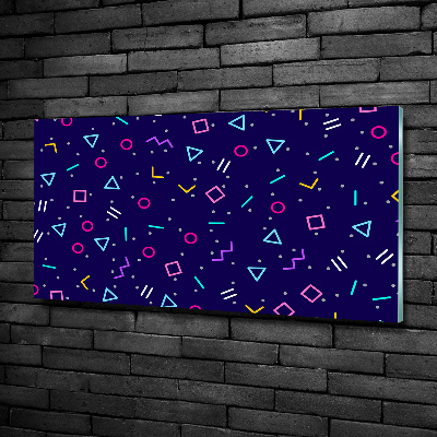 Schilderij glas Geometrische achtergrond