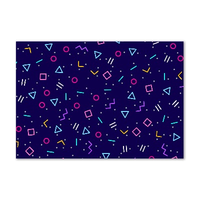 Schilderij glas Geometrische achtergrond