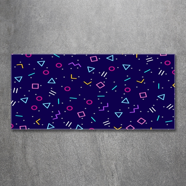 Schilderij glas Geometrische achtergrond