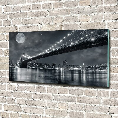 Schilderij glas Brooklynbrug