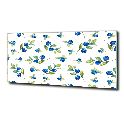 Glazen schilderij Bosbessen