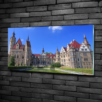 Schilderij glas Kasteel Moszna, Polen