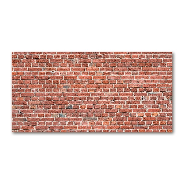 Glazen schilderij Bakstenen muur