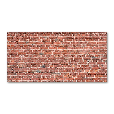 Glazen schilderij Bakstenen muur