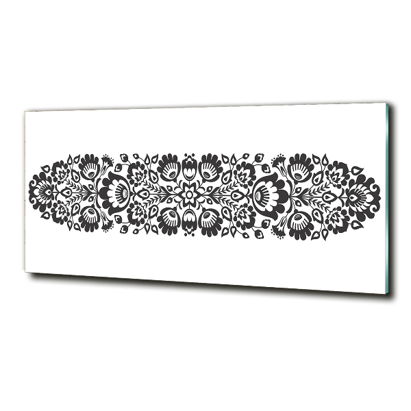 Glazen schilderij Volksbloemen