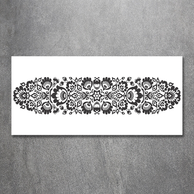 Glazen schilderij Volksbloemen